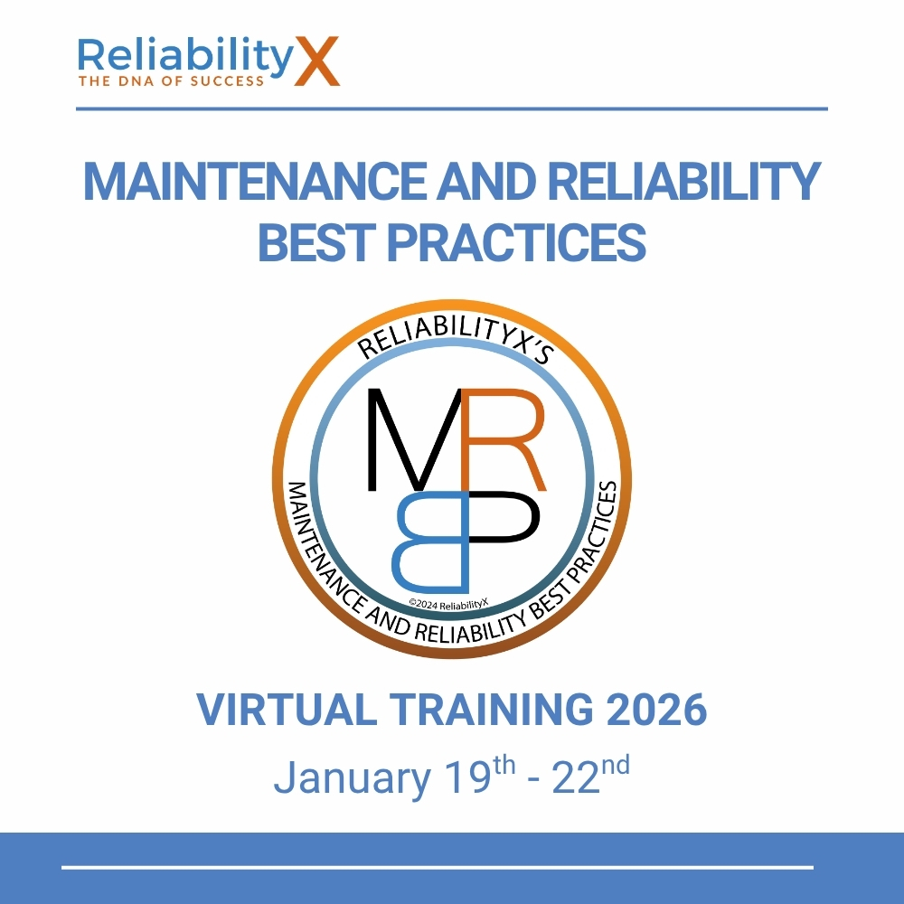 Maintenance and Reliability Best Practices 4 Day Virtual Training